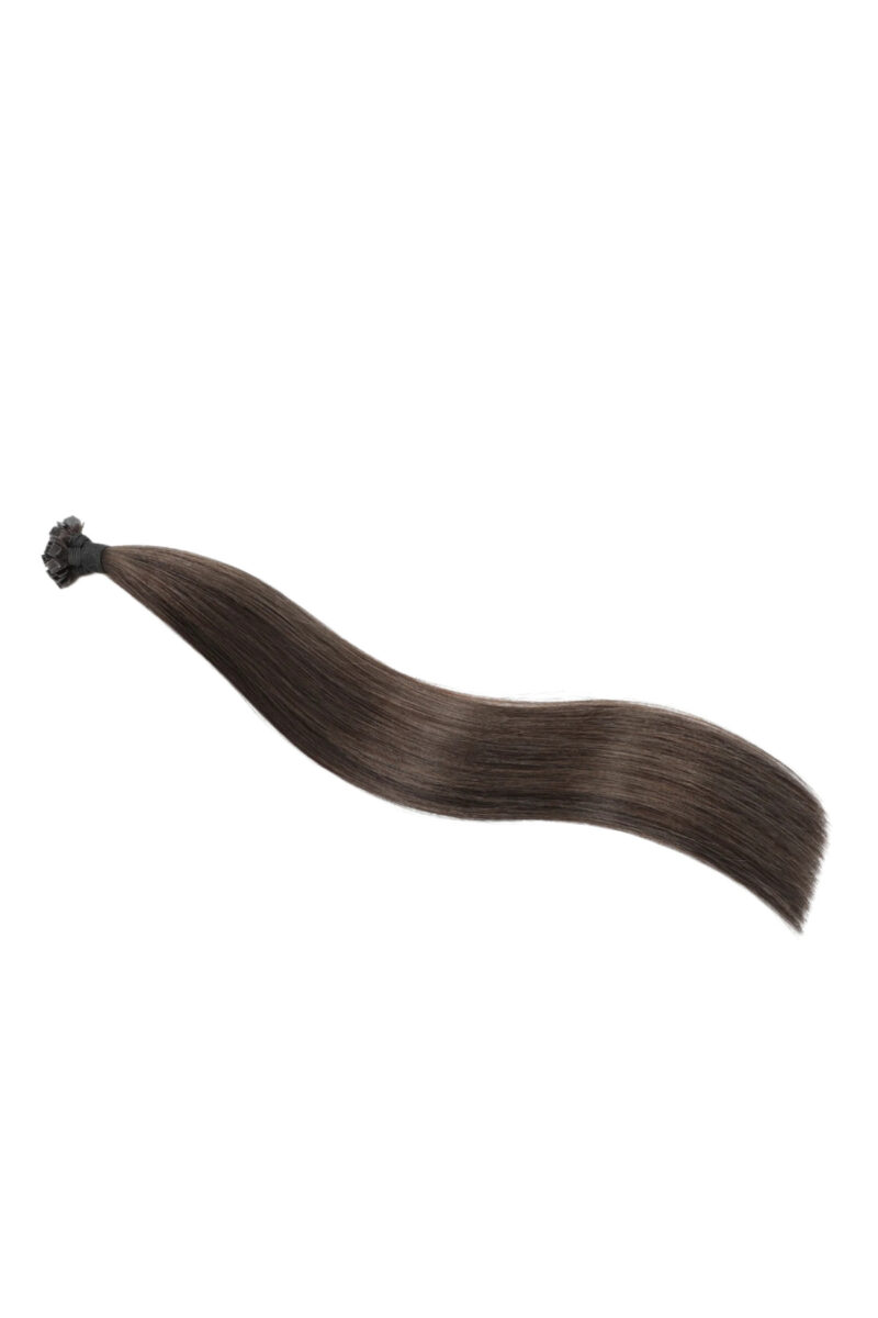 #2 koyu kahve gerçek saç keratin uç 01
