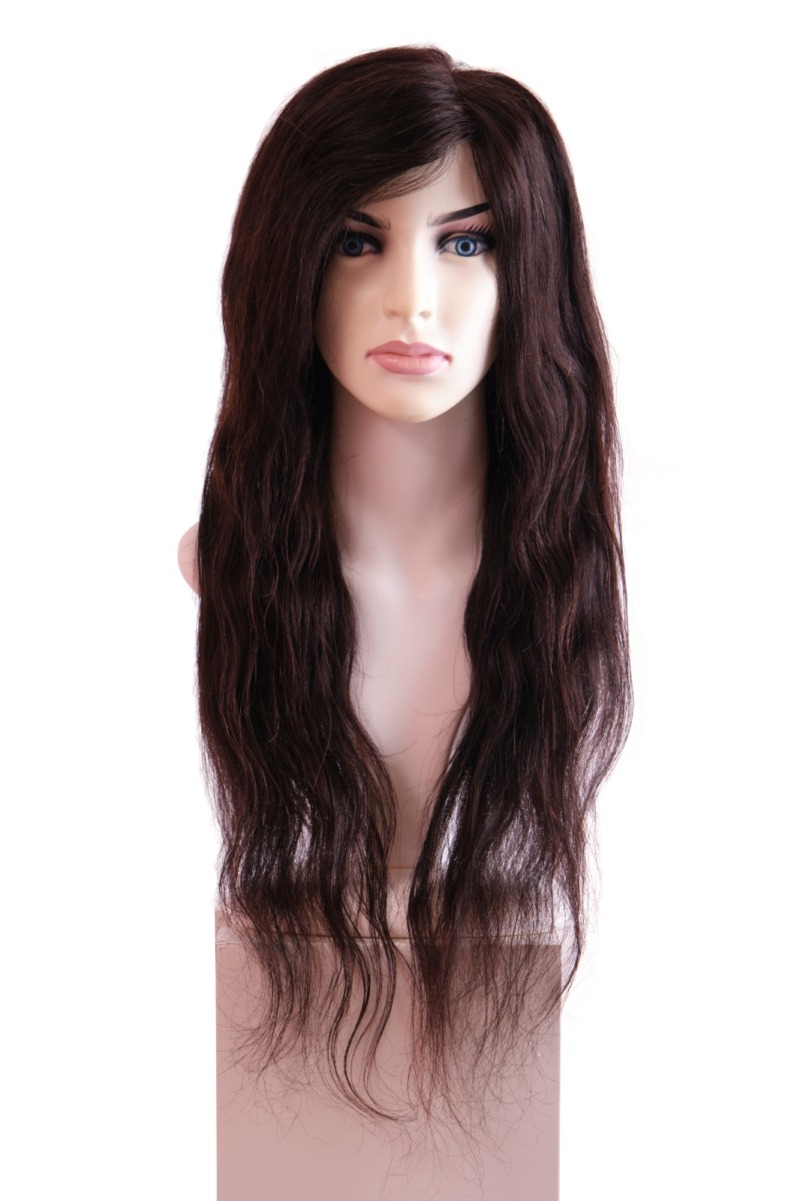 Dikişli Peruk - 35-40 cm · 150 g, #2 Dark Brown