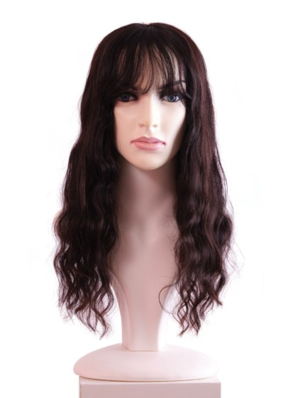 Dikişli Peruk - 55-60 cm · 200 g, #1B Natural Black