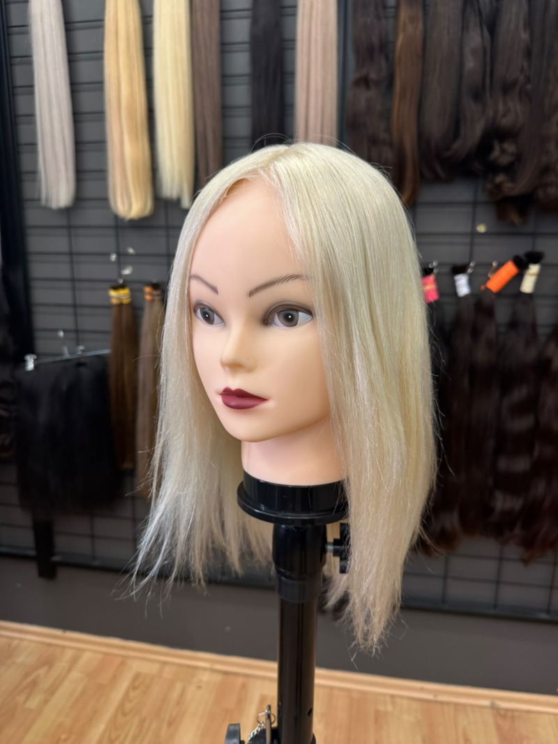 Dikişli Peruk - 55-60 cm · 200 g, #60 Ice Blonde (Silver)