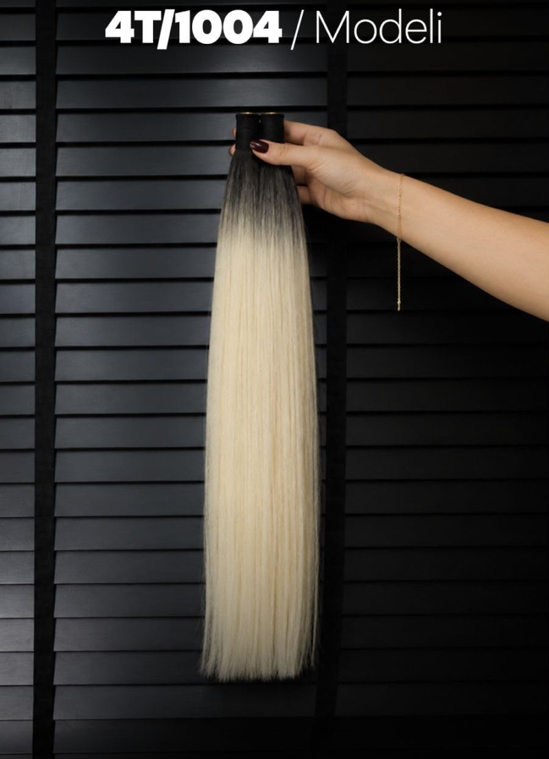 Ombre 4T/1004 gerçek ham saç demeti